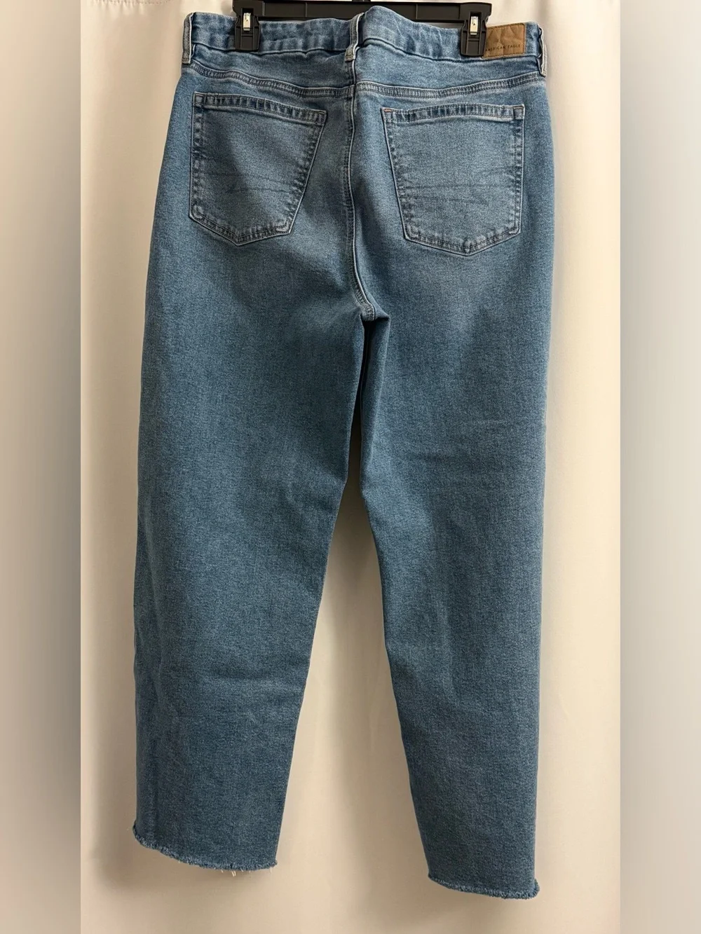 American Eagle Outfitters Men's Light Blue Straight-Leg Jeans - Picture 2 of 5